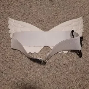Hot topic kawaii angel wing corset elastic belt white cosplay Halloween sm Hot Topic | Accessories | Hot Topic Kawaii Angel Wing Corset  main image 3